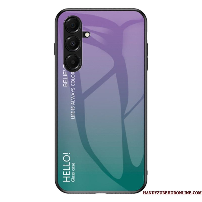 Hoesje Samsung Galaxy A17 4g / 5g Hello Gehard Glas Bescherming Hoesje