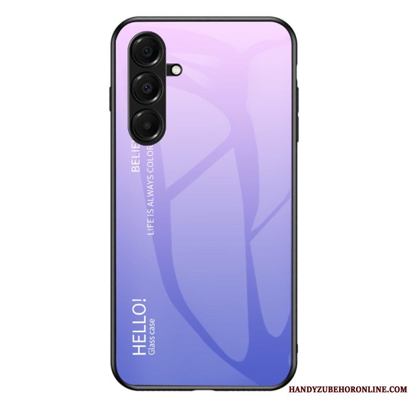 Hoesje Samsung Galaxy A17 4g / 5g Hello Gehard Glas Bescherming Hoesje