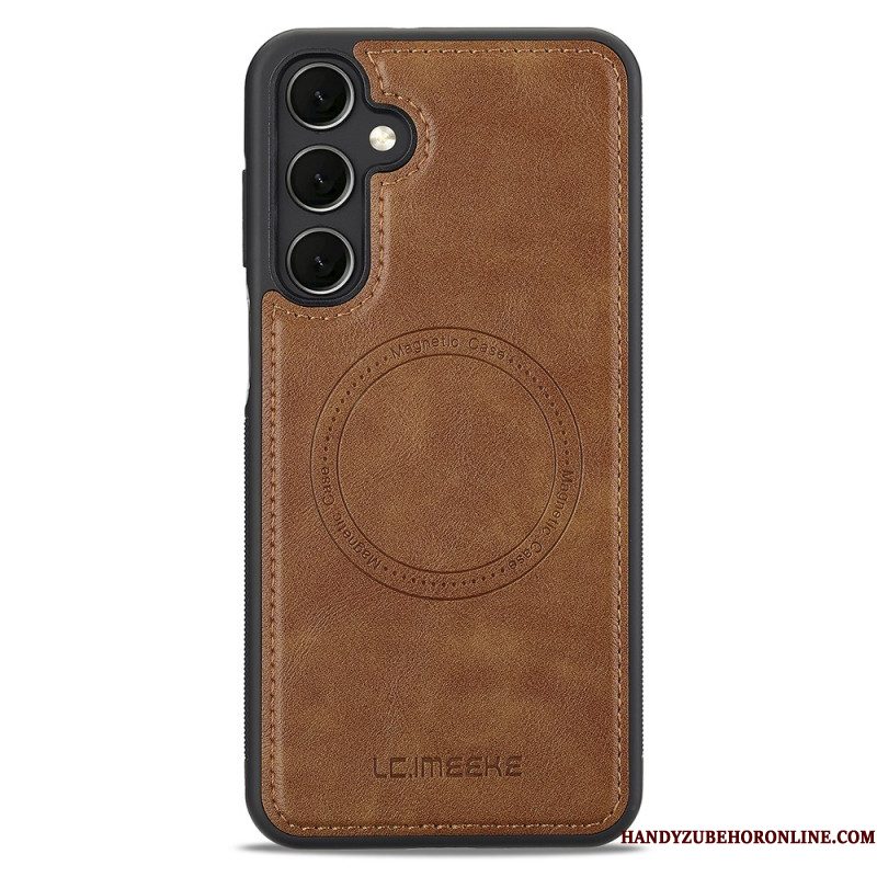 Hoesje Samsung Galaxy A17 4g / 5g Magnetisch Suède Effect Bescherming Hoesje