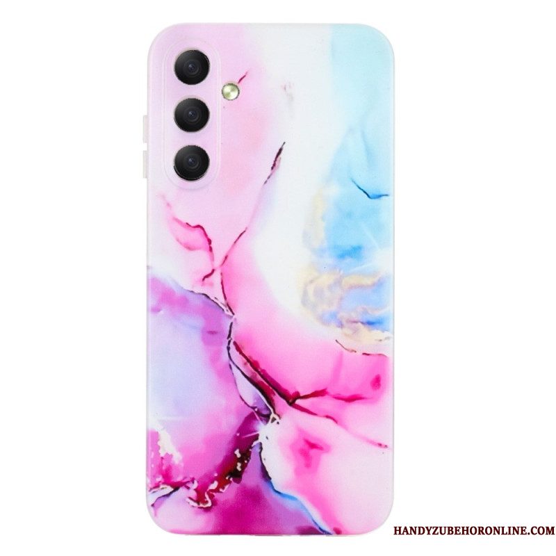 Hoesje Samsung Galaxy A17 4g / 5g Marmerlook