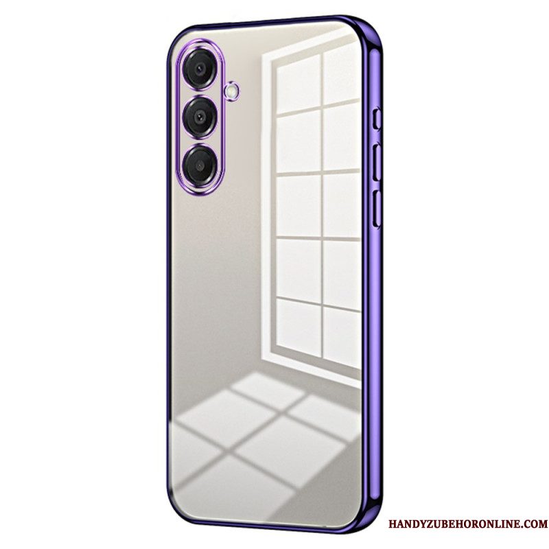 Hoesje Samsung Galaxy A17 4g / 5g Randen Met Metallic Effect