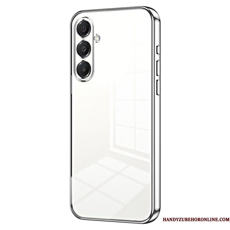 Hoesje Samsung Galaxy A17 4g / 5g Randen Met Metallic Effect