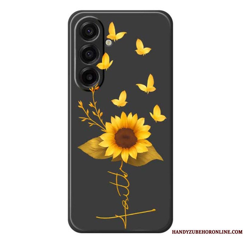 Hoesje Samsung Galaxy A17 4g / 5g Zonnebloem Bescherming Hoesje