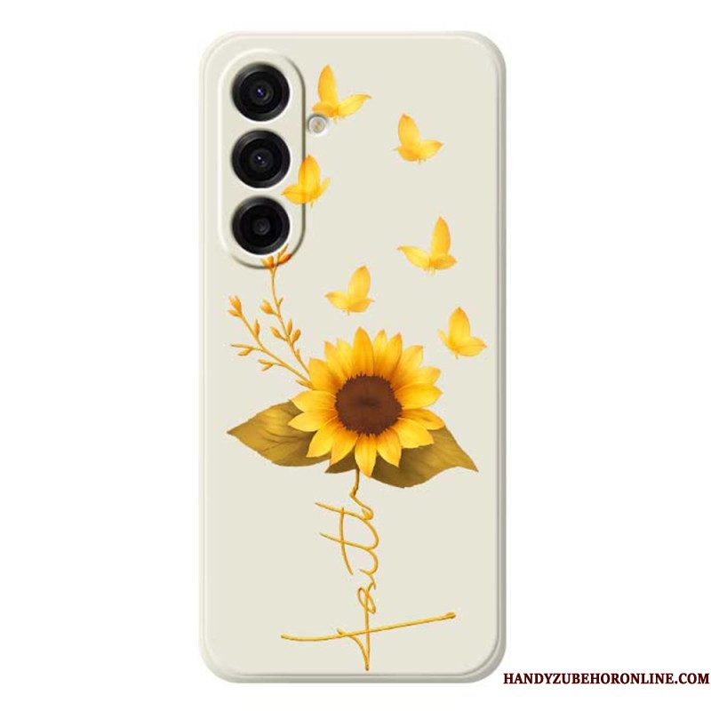 Hoesje Samsung Galaxy A17 4g / 5g Zonnebloem Bescherming Hoesje