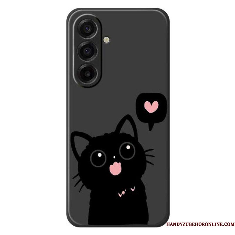 Hoesje Samsung Galaxy A17 4g / 5g Zwarte Kat