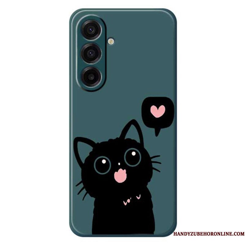 Hoesje Samsung Galaxy A17 4g / 5g Zwarte Kat