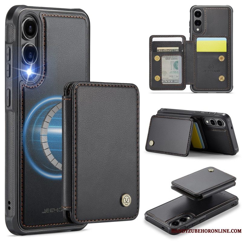 Hoesje Samsung Galaxy S25 5g Edge Afneembare Jeehood Magnetische Kaarthouder