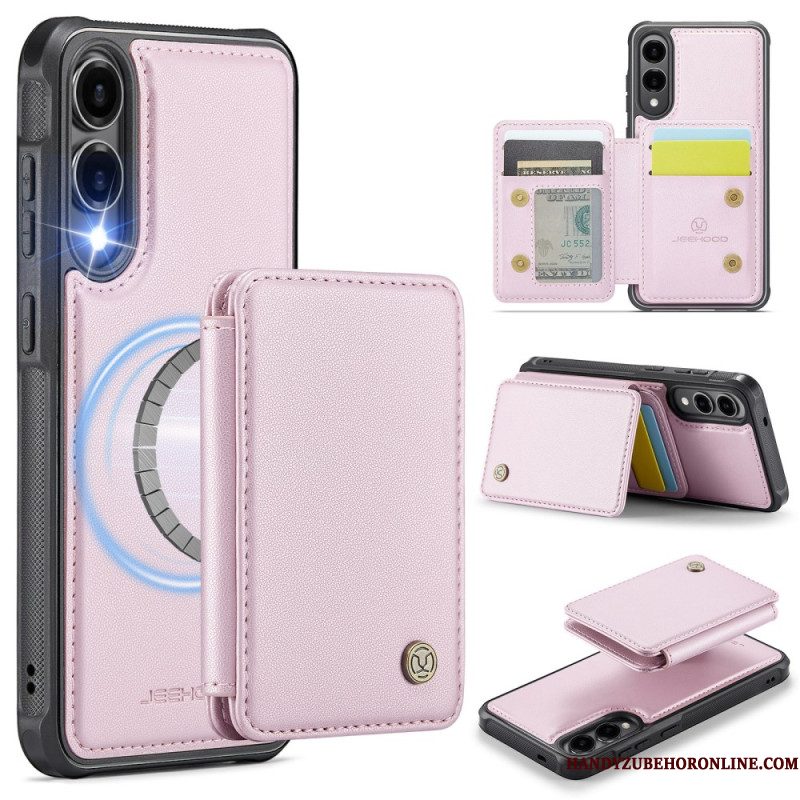 Hoesje Samsung Galaxy S25 5g Edge Afneembare Jeehood Magnetische Kaarthouder