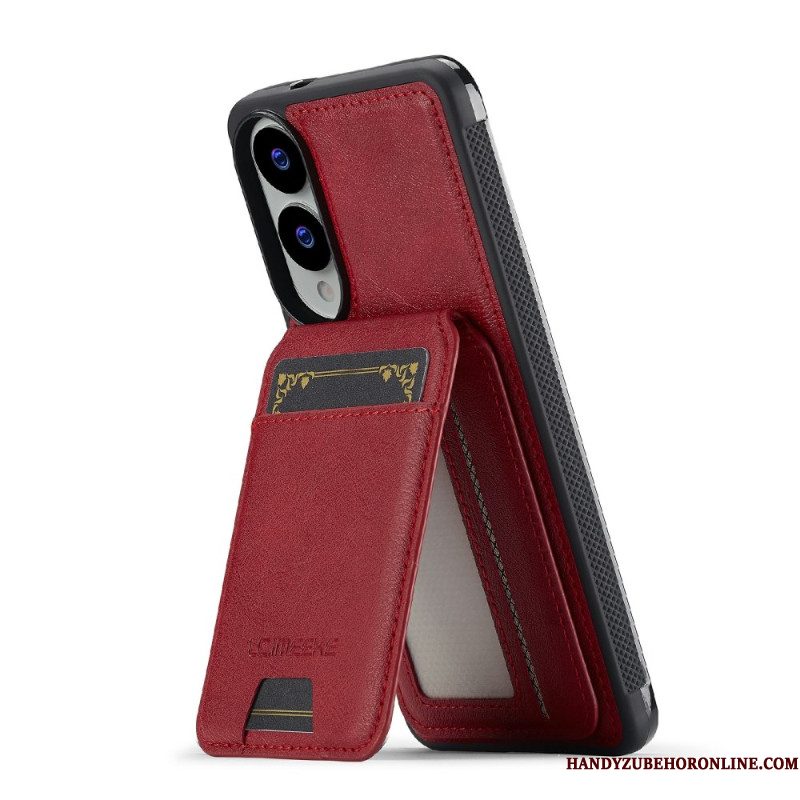 Hoesje Samsung Galaxy S25 5g Edge Afneembare Magnetische Kaarthouder Bescherming Hoesje