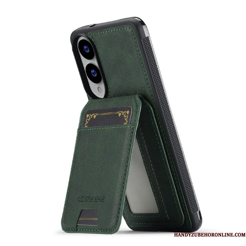 Hoesje Samsung Galaxy S25 5g Edge Afneembare Magnetische Kaarthouder Bescherming Hoesje