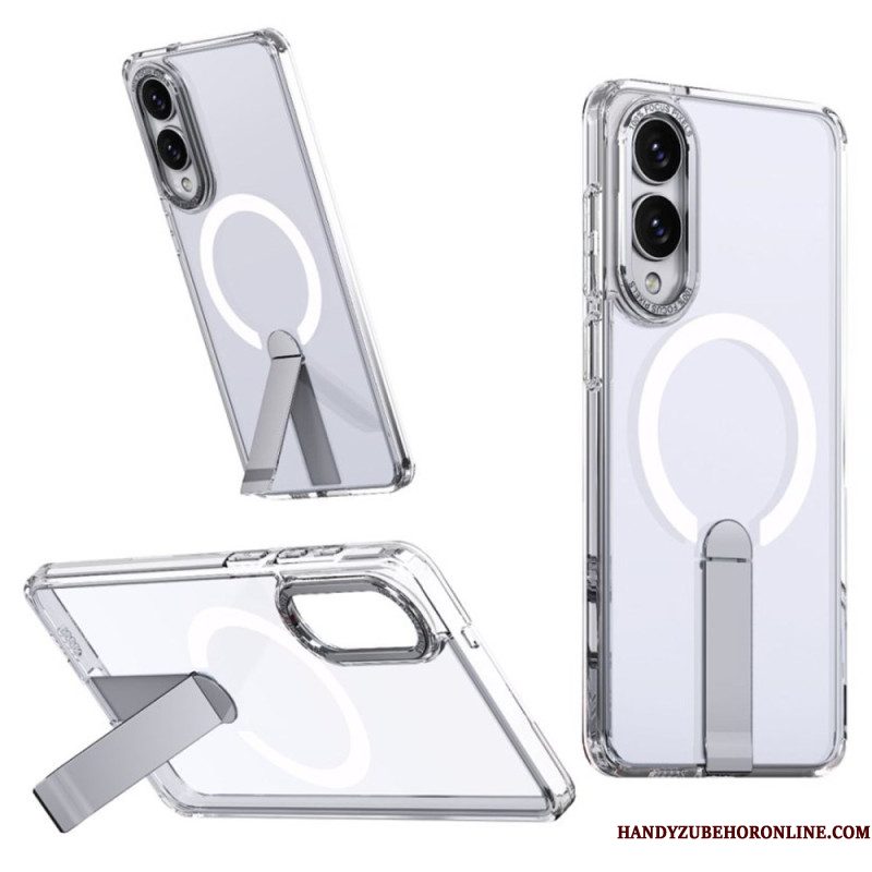 Hoesje Samsung Galaxy S25 5g Edge Compatibel Met Magsafe Met Geïntegreerde Standaard Bescherming Hoesje
