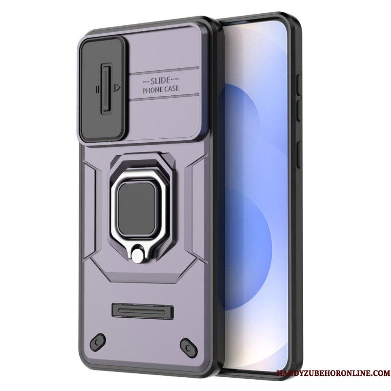 Hoesje Samsung Galaxy S25 5g Edge Duurzame Ring Met Lensbeschermer