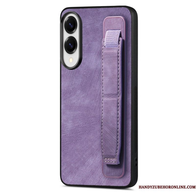 Hoesje Samsung Galaxy S25 5g Edge Retro Stijl Met Standaardband