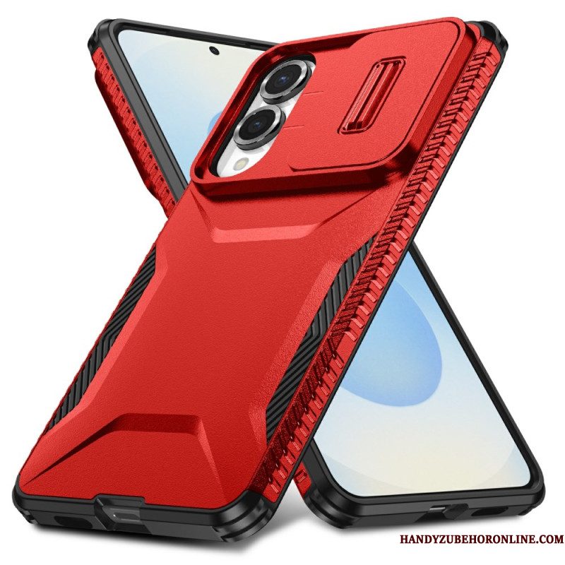 Hoesje Samsung Galaxy S25 5g Edge Robuust Metaaleffect