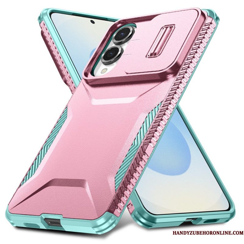Hoesje Samsung Galaxy S25 5g Edge Robuust Metaaleffect