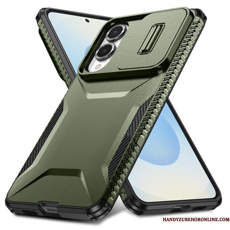 Hoesje Samsung Galaxy S25 5g Edge Robuust Metaaleffect