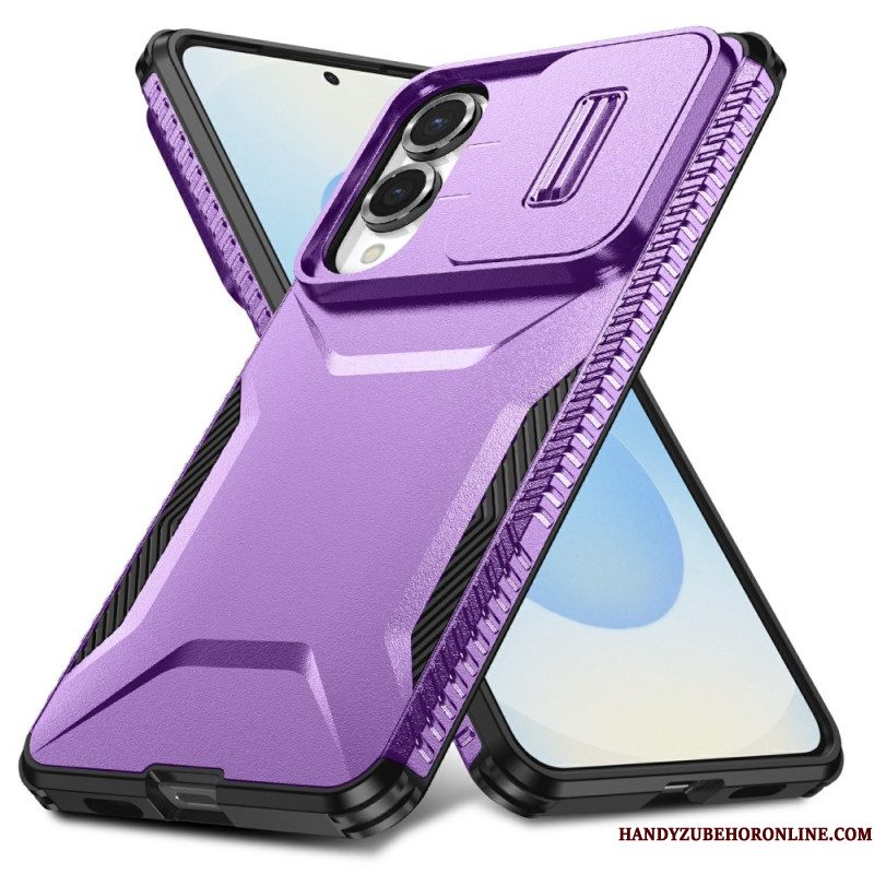 Hoesje Samsung Galaxy S25 5g Edge Robuust Metaaleffect
