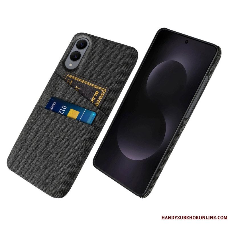 Hoesje Samsung Galaxy S25 5g Edge Stoffen Kaarthouder