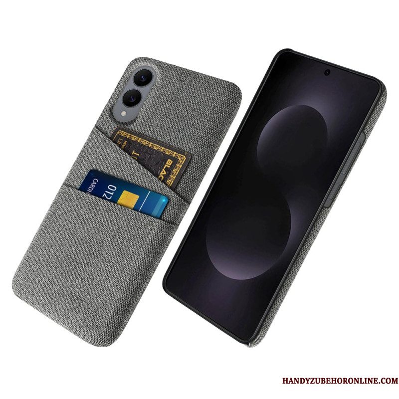 Hoesje Samsung Galaxy S25 5g Edge Stoffen Kaarthouder