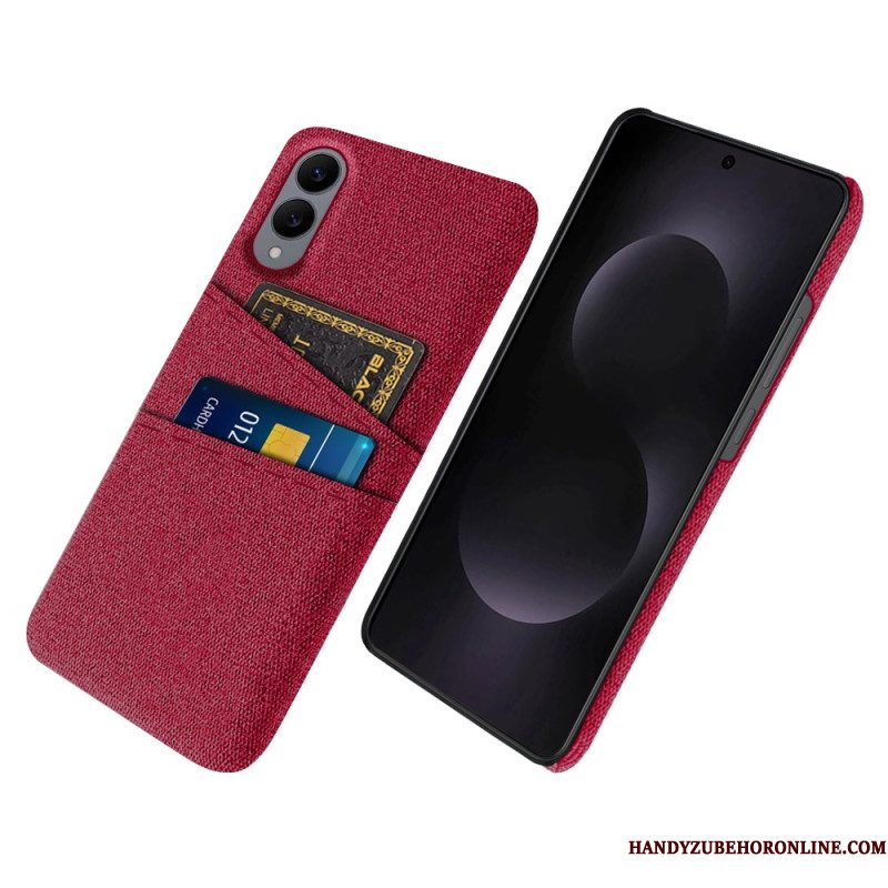 Hoesje Samsung Galaxy S25 5g Edge Stoffen Kaarthouder