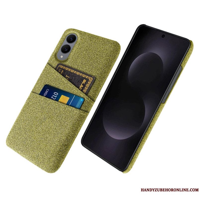 Hoesje Samsung Galaxy S25 5g Edge Stoffen Kaarthouder