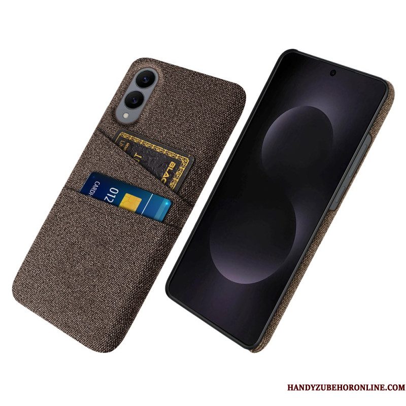 Hoesje Samsung Galaxy S25 5g Edge Stoffen Kaarthouder