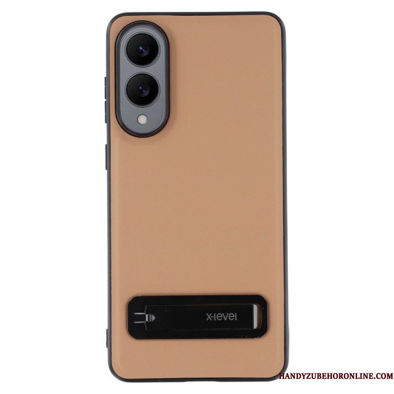 Hoesje Samsung Galaxy S25 5g Edge X-level Handsfree Standaard Bescherming Hoesje