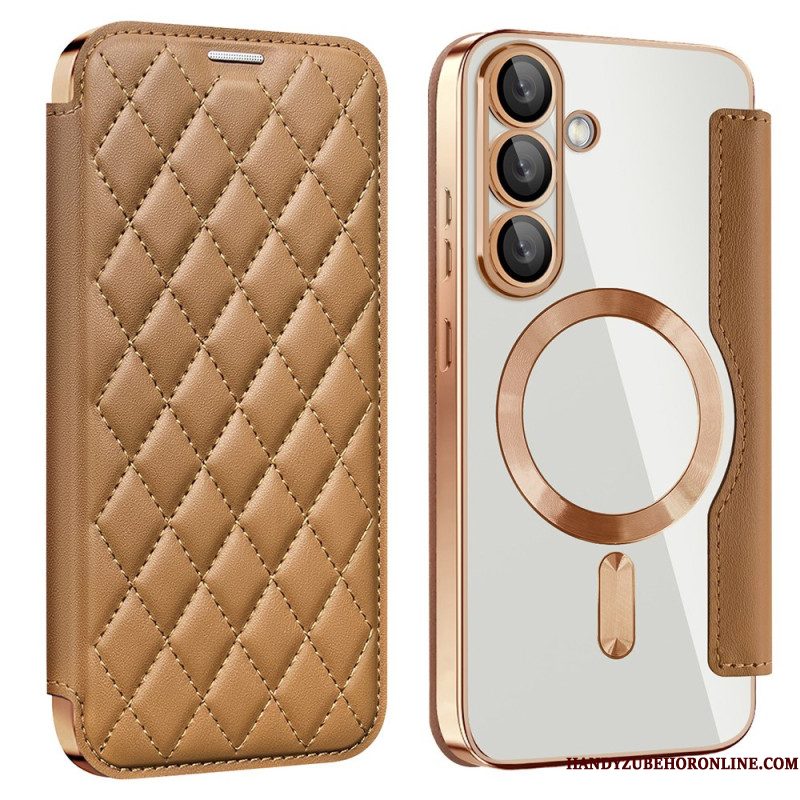 Hoesje Samsung Galaxy S25 5g Gewatteerd Compatibel Met Magsafe