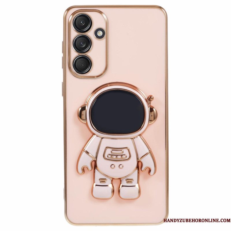 Hoesje Samsung Galaxy S25 5g Geïntegreerde Astronautenstandaard Bescherming Hoesje