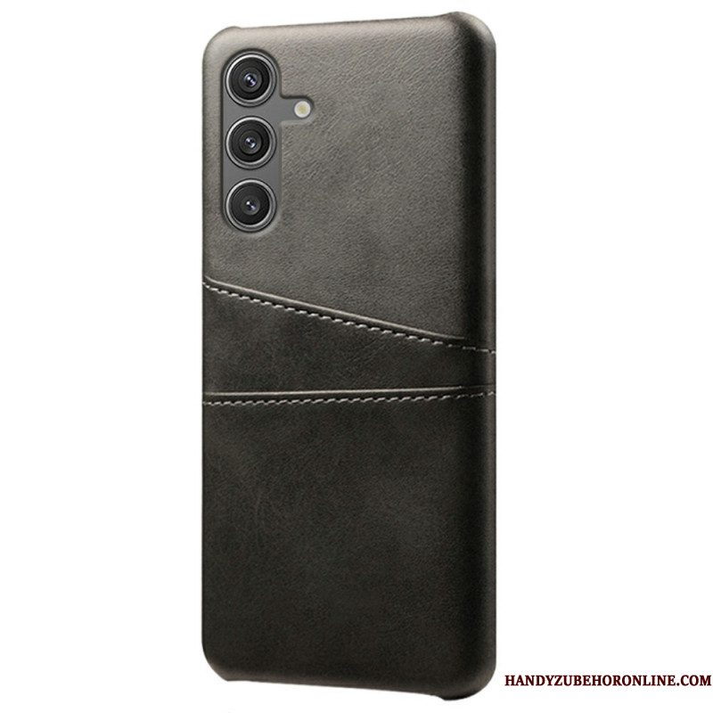 Hoesje Samsung Galaxy S25 5g Kaarthouder Met Lederlook Bescherming Hoesje