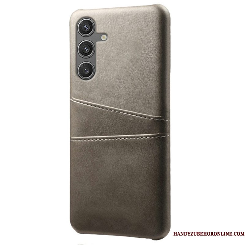Hoesje Samsung Galaxy S25 5g Kaarthouder Met Lederlook Bescherming Hoesje