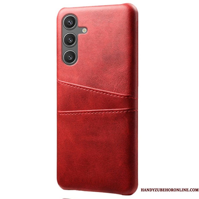 Hoesje Samsung Galaxy S25 5g Kaarthouder Met Lederlook Bescherming Hoesje