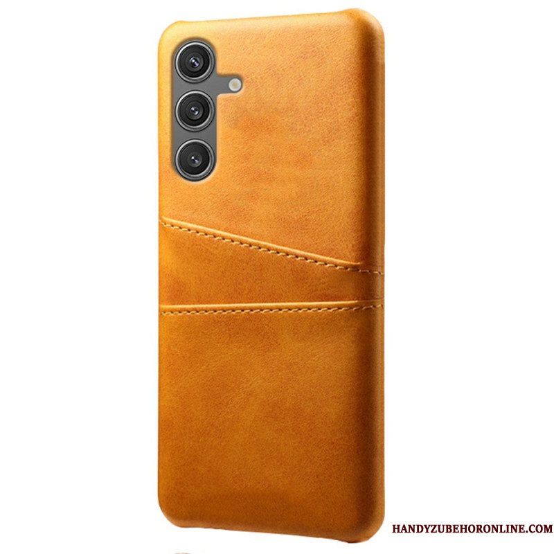 Hoesje Samsung Galaxy S25 5g Kaarthouder Met Lederlook Bescherming Hoesje