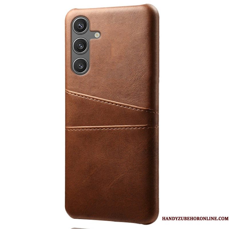 Hoesje Samsung Galaxy S25 5g Kaarthouder Met Lederlook Bescherming Hoesje