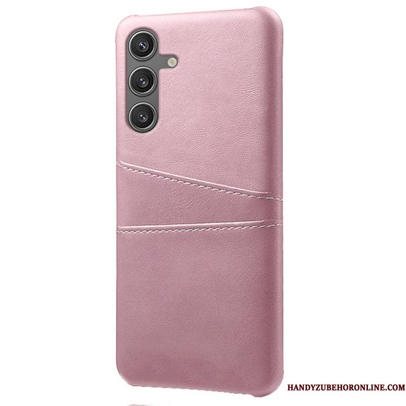 Hoesje Samsung Galaxy S25 5g Kaarthouder Met Lederlook Bescherming Hoesje