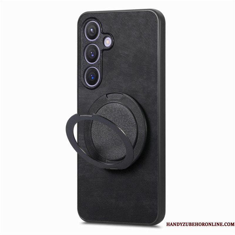 Hoesje Samsung Galaxy S25 5g Magsafe-compatibel Vintage Suède-effect