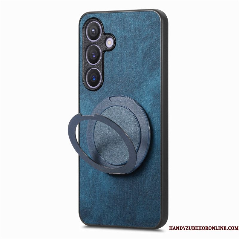 Hoesje Samsung Galaxy S25 5g Magsafe-compatibel Vintage Suède-effect