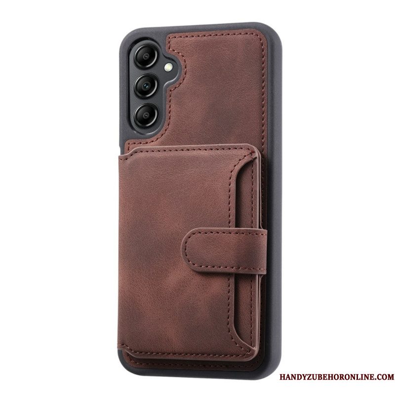 Hoesje Samsung Galaxy S25 5g Portemonnee Met Suède-effect