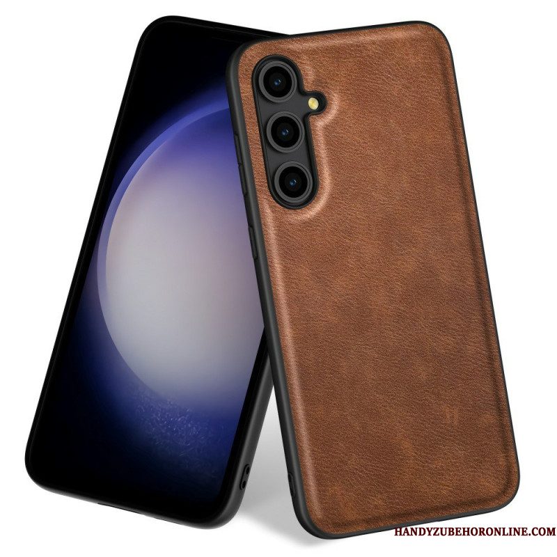 Hoesje Samsung Galaxy S25 5g Retro Leder Effect Bescherming Hoesje