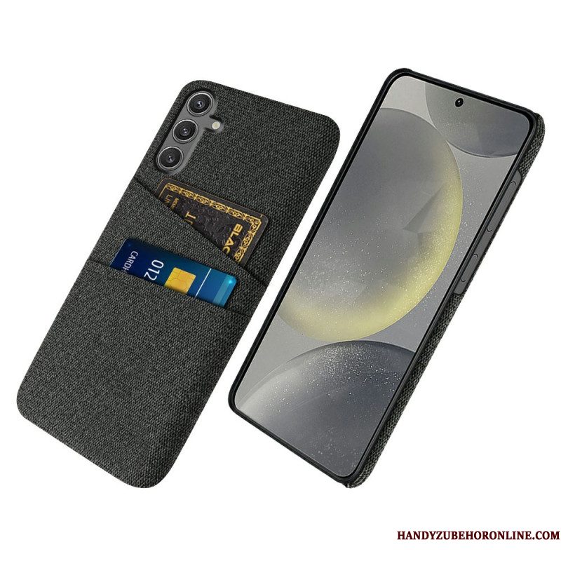 Hoesje Samsung Galaxy S25 5g Stoffen Kaarthouder Bescherming Hoesje