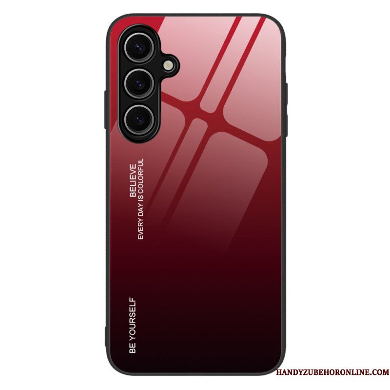 Hoesje Samsung Galaxy S25 5g Wees Jezelf Gehard Glas Bescherming Hoesje