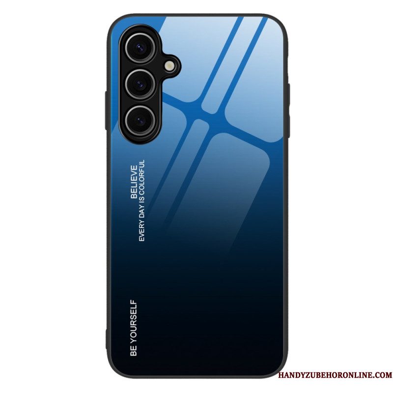 Hoesje Samsung Galaxy S25 5g Wees Jezelf Gehard Glas Bescherming Hoesje