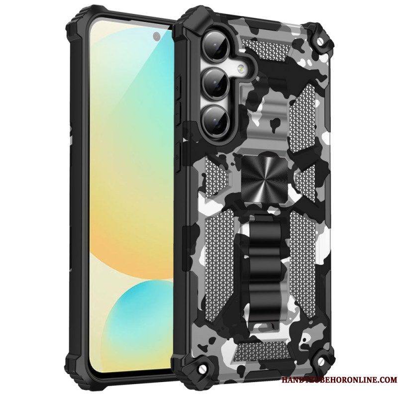 Hoesje Samsung Galaxy S25 Fe Camouflage Design Met Standaard