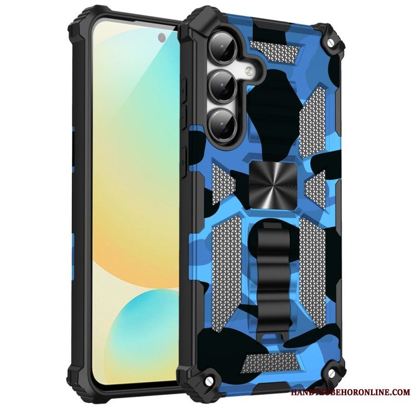 Hoesje Samsung Galaxy S25 Fe Camouflage Design Met Standaard