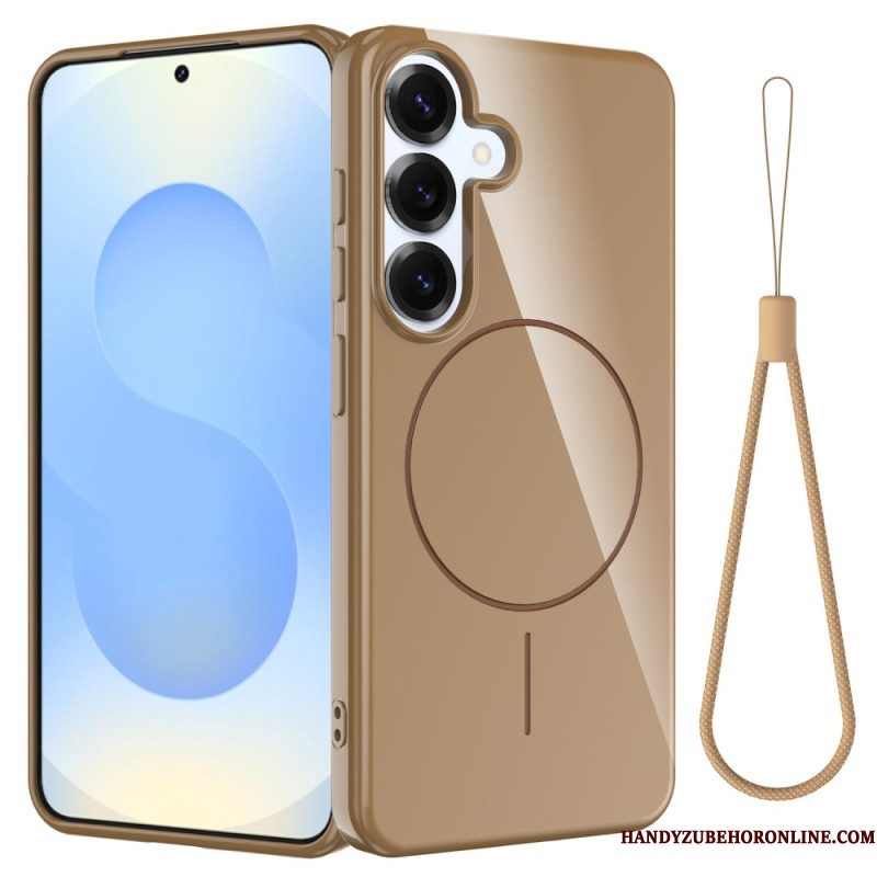Hoesje Samsung Galaxy S25 Fe Compatibel Met Magsafe Met Polsbandje