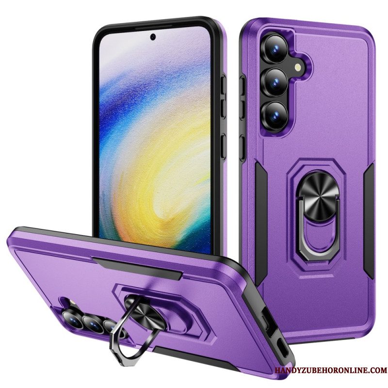Hoesje Samsung Galaxy S25 Fe Ringhouder Met Metaaleffect