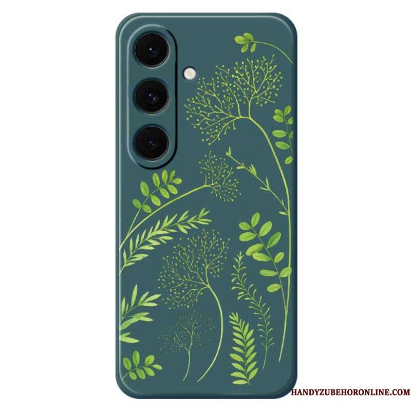 Hoesje Samsung Galaxy S25 Fe Siliconen Met Bladeren