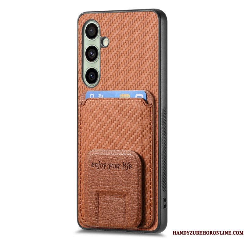 Hoesje Samsung Galaxy S25 Plus 5g Alles-in-één Koolstofvezel