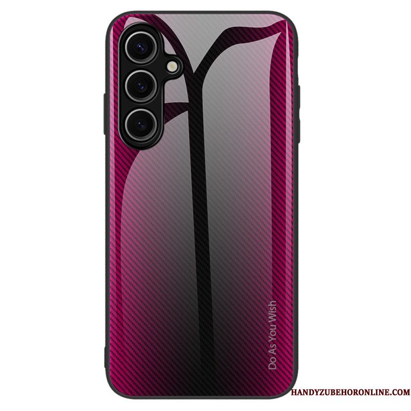Hoesje Samsung Galaxy S25 Plus 5g Gehard Glas Met Koolstofvezel