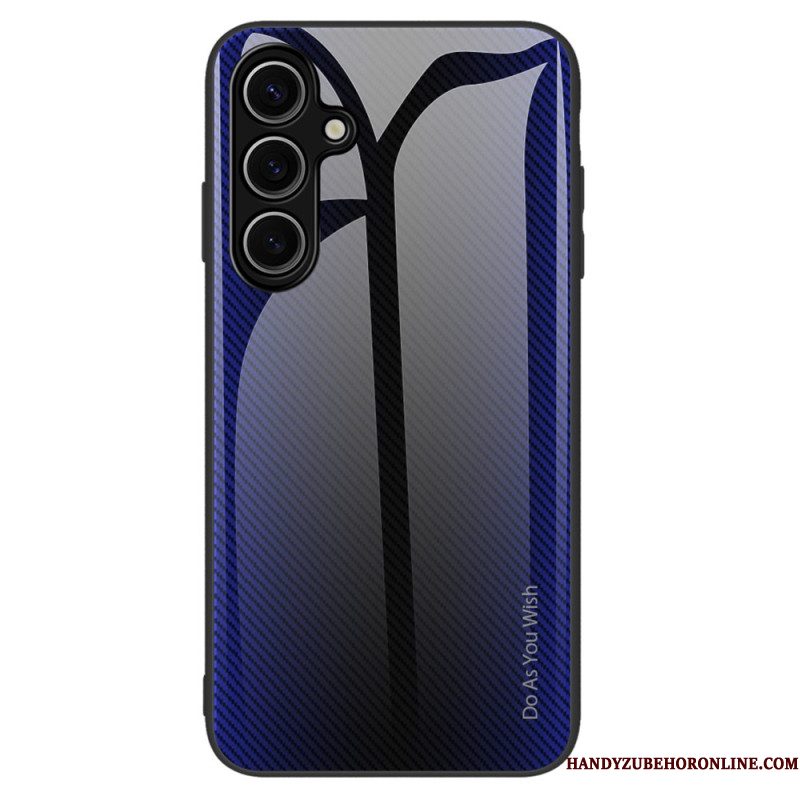 Hoesje Samsung Galaxy S25 Plus 5g Gehard Glas Met Koolstofvezel
